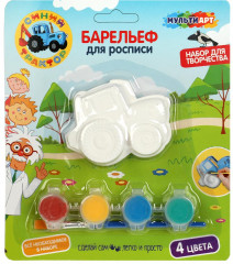 Барельеф для росписи «Синий трактор»