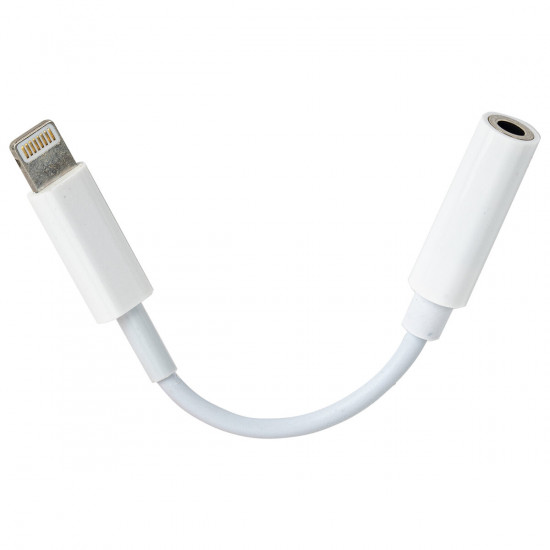 Переходник для наушников Apple Lightning-mini jack 3.5 мм