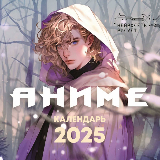 Календарь настенный на 2025 год «Аниме. Нейросеть рисует»