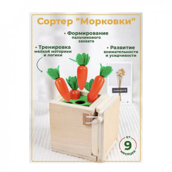 Набор игровой «Сортер Montessori 4 в 1»