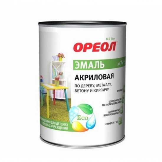 Эмаль акриловая, черный