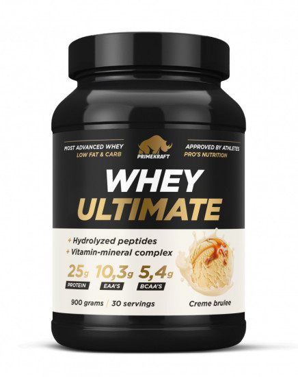 Протеин сывороточный со вкусом крем-брюле «Whey Ultimate»
