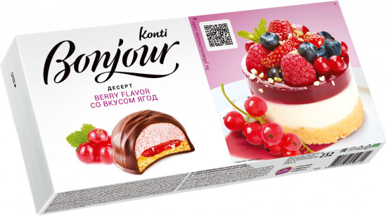 Десерт со вкусом ягод «Bonjour»