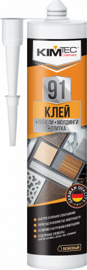 Клей для панелей, молдинга и плитки «91»