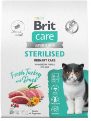 Корм сухой для кошек с индейкой и уткой «Care Cat Sterilised Urinary Care»