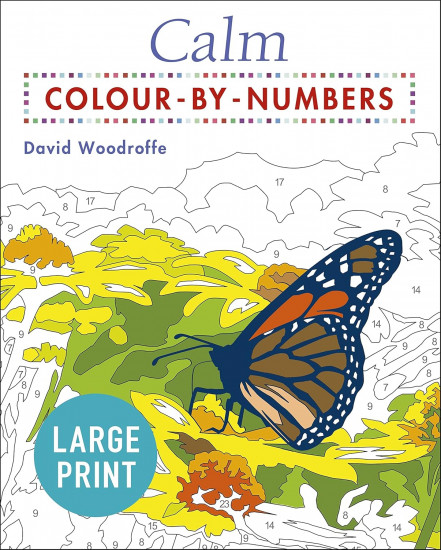 Calm Large Print Colour by Numbers