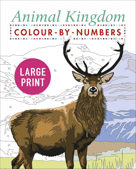 Large Print Animal Kingdom Colour by Numbers