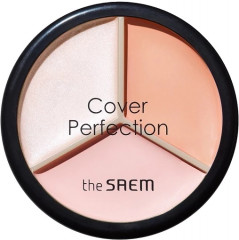 Консилер для лица трехцветный «Cover Perfection Triple Pot Concealer», оттенок 05 Dark Up Beige