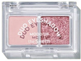 Тени двойные «Mood Up Duo Eyeshadow», оттенок PK01 Mellow Pink