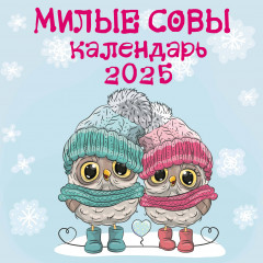 Календарь настенный на 2025 год «Милые совы»