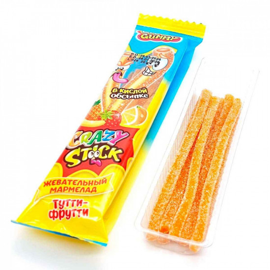 Мармелад «Тутти Фрутти Crazy Gummy Stick»