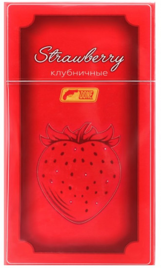Презервативы с клубничным ароматом «Strawberry»