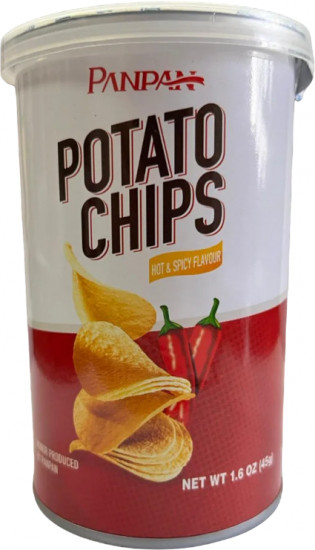 Чипсы со вкусом острых специй «Potato chips»