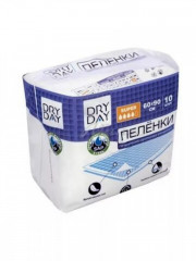 Пелёнки гигиенические одноразовые впитывающие «Dry day»