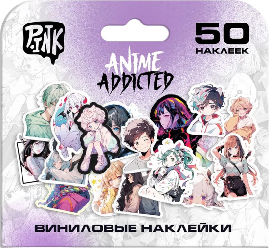 Набор наклеек виниловых «Аниме 2»