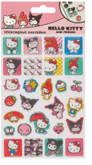 Набор наклеек эпоксидных «Hello Kitty and friends»