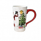 Новогодняя кружка «Снеговики»