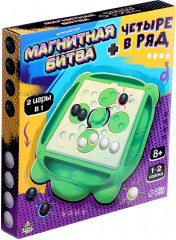 Игра настольная «Магнитная битва + 4 в ряд»
