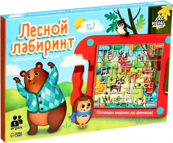 Игра настольная «Лесной лабиринт»