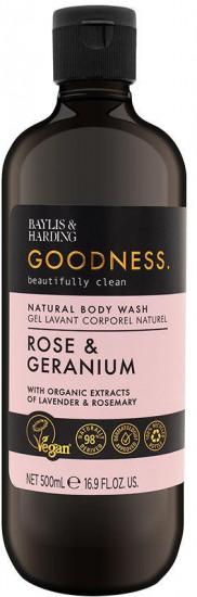 Гель для душа «Rose & Geranium Body Wash»