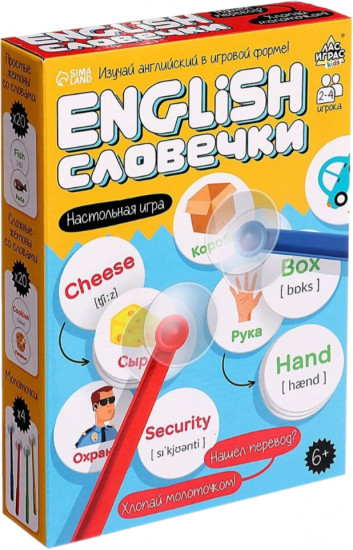 Игра настольная «English словечки»
