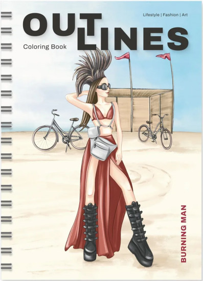 Раскраска «Burning Man»