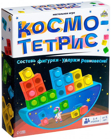 Игра настольная «Космо-тетрис»