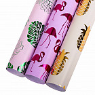 Набор бумаги упаковочной «Colorful Tropics»