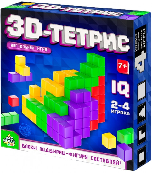 Игра настольная «3D-Тетрис»
