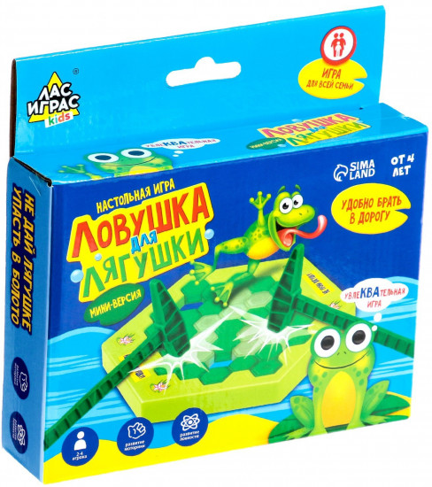 Игра настольная «Ловушка для лягушки»