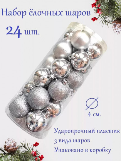 Набор новогодних шаров