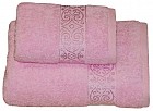 Полотенце махровое гладкокрашеное "Venezia" (Cleanelly, 70х130, цвет розовый)