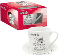 Чайная пара «Love is...Когда даешь ей время собраться»