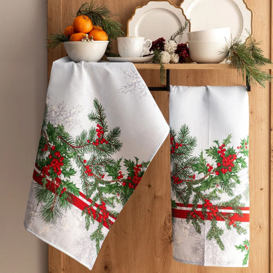 Комплект полотенец вафельных «Natale»