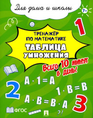Таблица умножения. Тренажёр по математике
