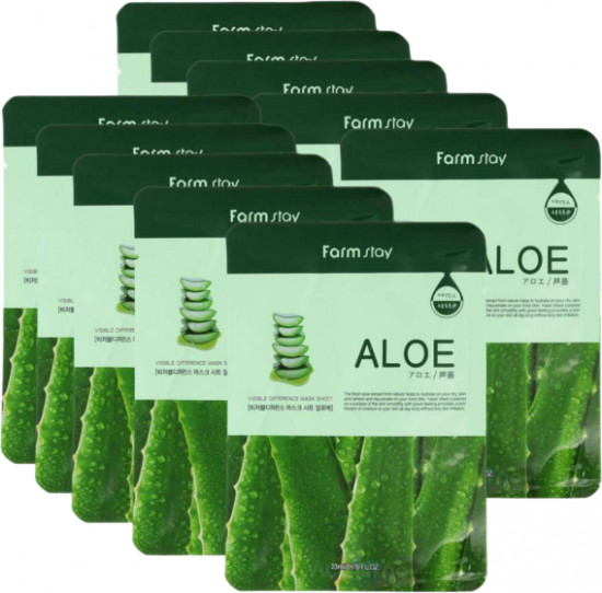 Набор масок «Visible difference mask sheet aloe»