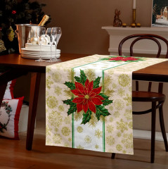 Скатерть-дорожка «Elegant poinsettia»