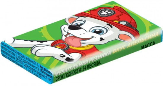 Жевательная резинка со вкусом апельсина «Paw Patrol»
