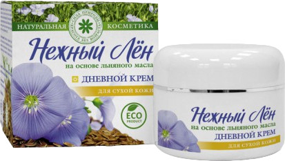 Крем для лица дневной на основе льняного масла