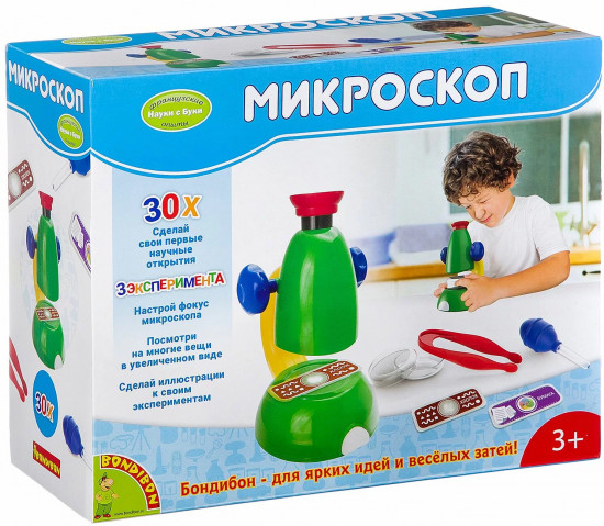Набор для опытов «Микроскоп 30×»