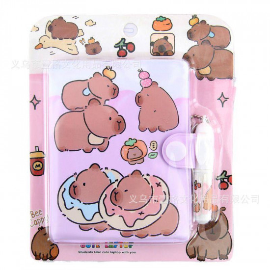 Блокнот с ручкой «Capybara»