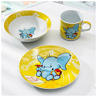 Набор детской посуды «Слонёнок»
