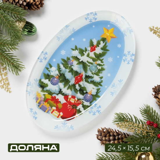 Блюдо «Зимняя сказка»