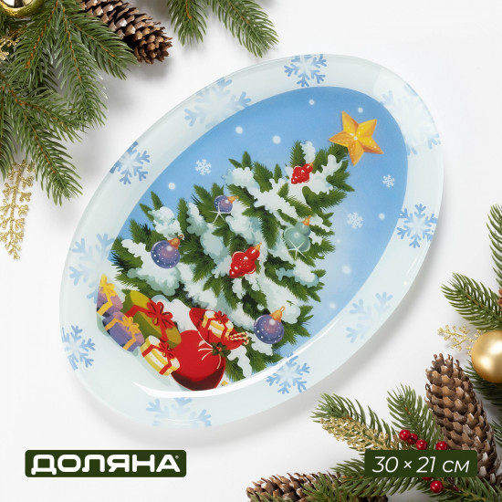 Блюдо «Зимняя сказка»