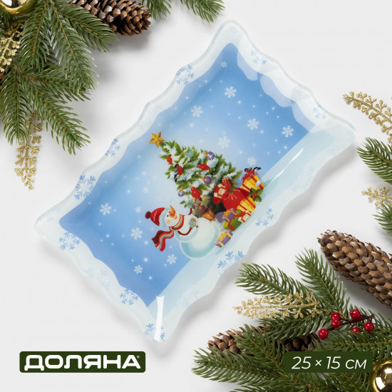 Блюдо «Зимняя сказка»