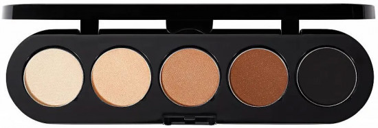 Тени для век прессованные «Eyeshadows Palette», оттенок T03S Natural Brown