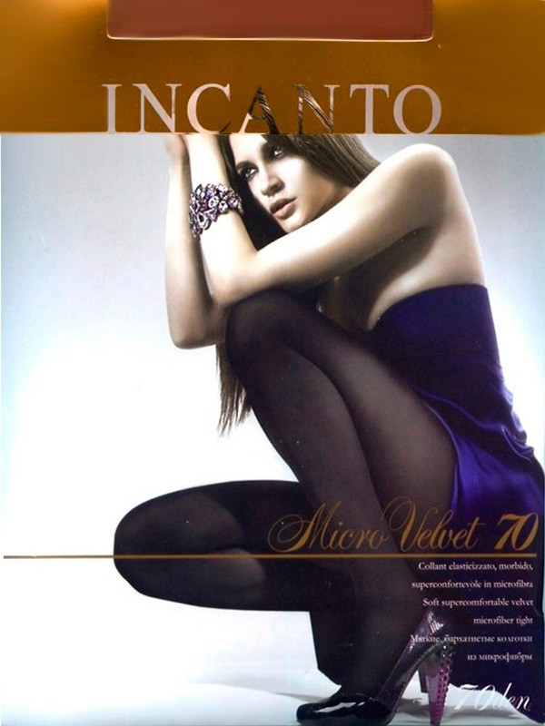 Колготки из микрофибры "Micro Velvet" (nero, 70 DEN) | Incanto