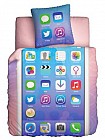 Комплект постельного белья «Glamour Phone» (арт. 11495, 1,5-спальный, биоматин, 1 наволочка 70х70)