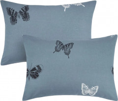 Комплект наволочек «Black and white butterflies»