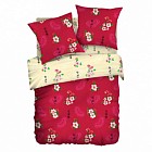 Комплект постельного белья «Сакура» (арт. 10246, 2-спальный люкс, БИОкомфорт, 2 наволочки 70х70, простыня на резинке)